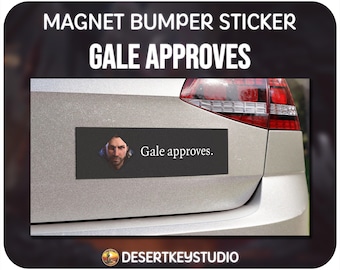Gale keurt Baldur's Gate goed 3 automagneten, bumpersticker, sticker, RPG-gamingcadeaus