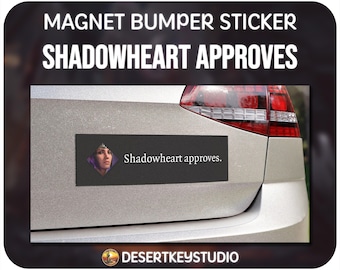 Shadowheart keurt Baldur's Gate goed 3 automagneten, bumpersticker, sticker, RPG-gamingcadeaus