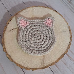 Crochet Cat Coasters image 7