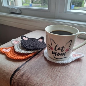 Crochet Cat Coasters image 10