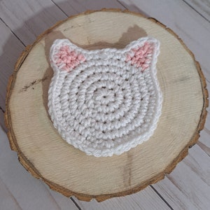 Crochet Cat Coasters image 6