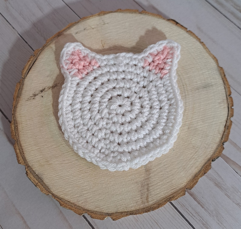 Crochet Cat Coasters image 6