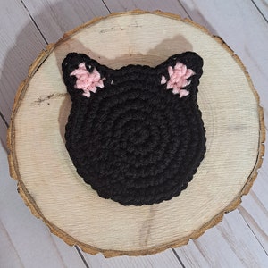 Crochet Cat Coasters image 8