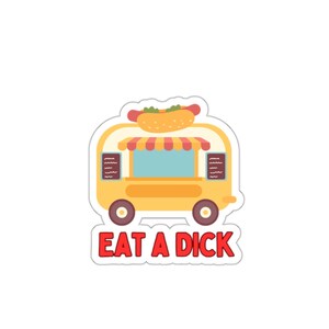 Hot Dog Truck Sticker