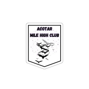 ACOTAR Mile High Club Kiss-Cut Sticker