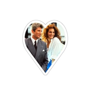 Pretty Woman Heart Die-Cut Sticker