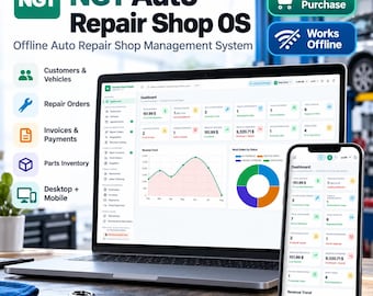 Garage Management Software | Mechanic Software for Auto Repair Shops | Work Orders, Invoices & Offline App