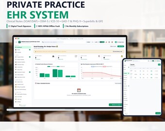 Private Practice EHR for Therapists: SOAP Notes, Client Tracker & DSM-5 (Offline)