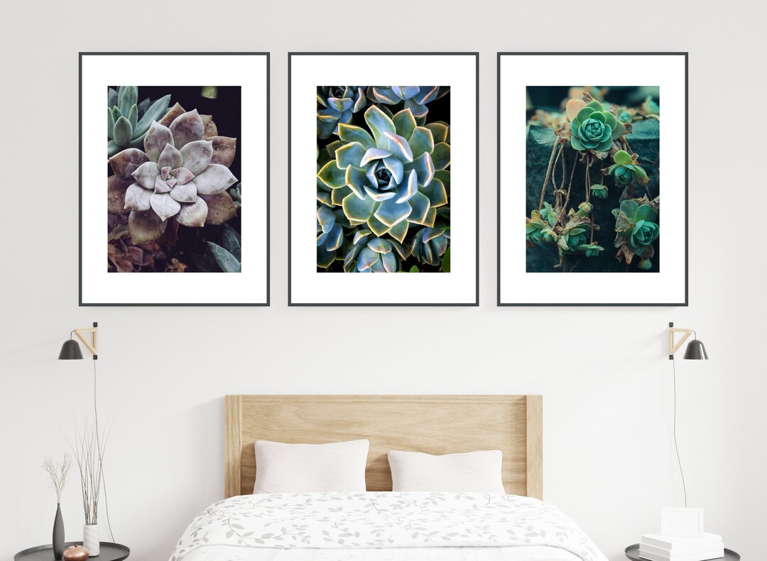 Set of 3 Botanical Wall Art | Modern Home Decor | Printable Wall Art ...