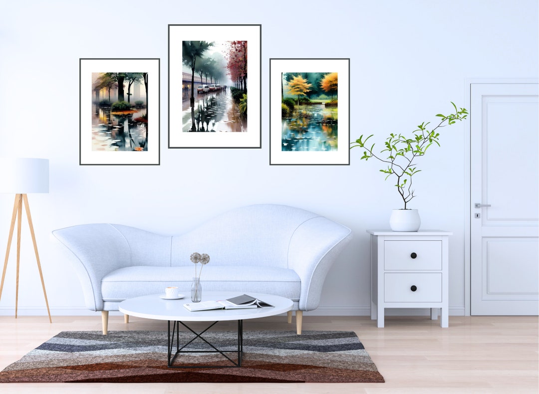 Printable Landscape Wall Art | Minimalist Wall Prints | Watercolor ...