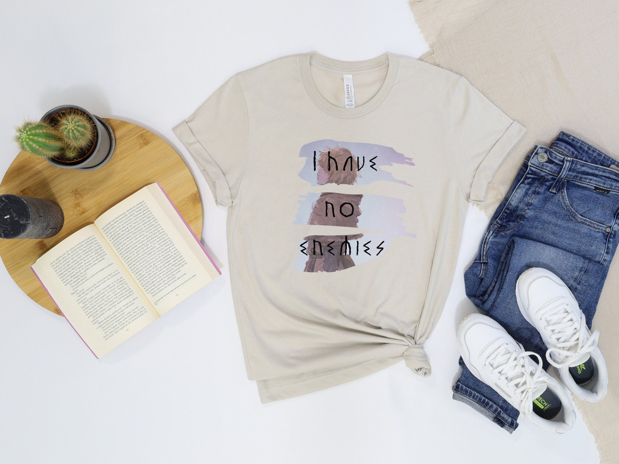 I Have No Enemies Tee, Vinland Saga t shirt, Thorfinn Karlsefni, Motivational Saying, Anime Lover Gift, Inspirational Shirt, Unisex Tee