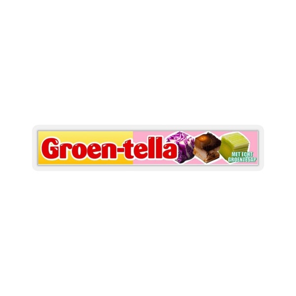 Groen-tella dutch meme sticker