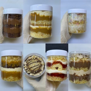 Postal CAKE JARS - Fresh Cake - Fluffy Sponge - Soft Buttercream- Flavour Options