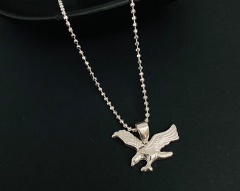 Silver Eagle Necklace, Eagle Necklace, Eagle Pendant, Silver Eagle, American Eagle, Silver Eagle Pendant, Eagle Jewelry,