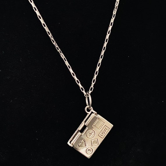 Envelope Necklace, Love Letter Necklace, Silver Locket Necklace, Valentine's Gift, Love Necklace, Envelope Pendant, Envelope Charm