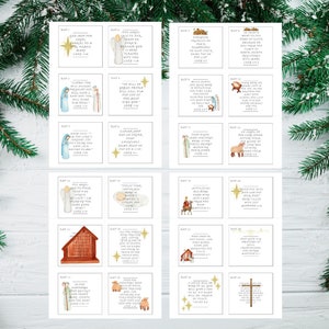 Kerstverhaal Adventskaarten - Kerstkaarten