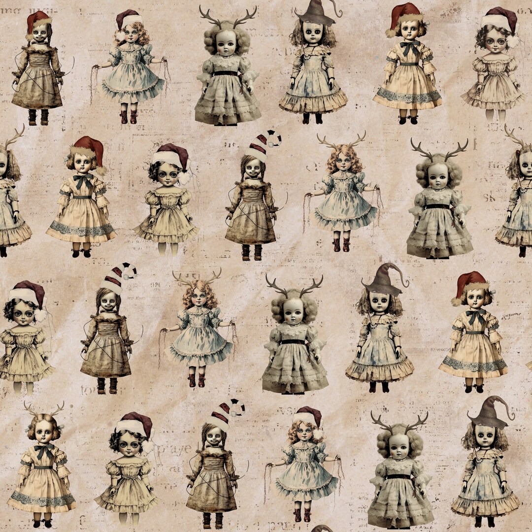 Gothic Christmas Wrapping Paper 