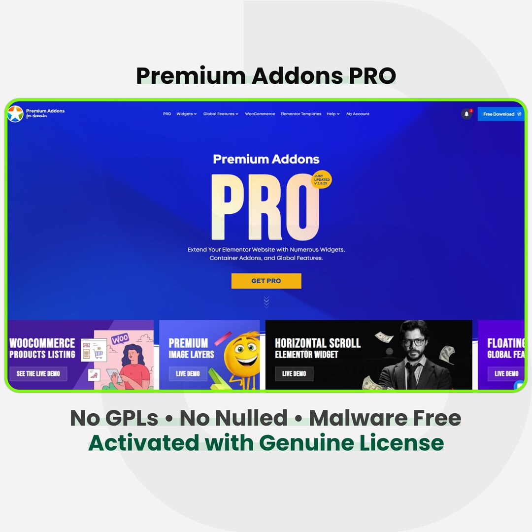 Premium Addons Pro - 1 Site Lifetime | Auto Updates | Fast & Secure ...