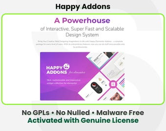 Happy Addons para Elementor - 1 Site Vitalício | Atualizações Automáticas | Serviço de Instalação de Plugins WordPress Rápido e Seguro