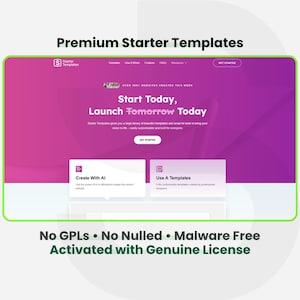 Modelos Premium para Iniciantes - 1 Site Vitalício | Atualizações Automáticas | Serviço de Instalação de Plugins WordPress Rápido e Seguro