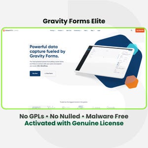 Gravity Forms Elite - 1 sitio, 1 año / Actualizaciones automáticas / Instalación rápida y segura de plugins de WordPress