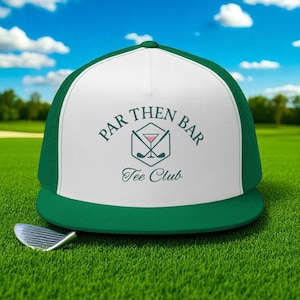 Funny Golf Hat Ladies Trucker Cap, Par Then Bar Design, Women&#39;s Golf Gift, Casual Summer Hat for Golfers & Wives