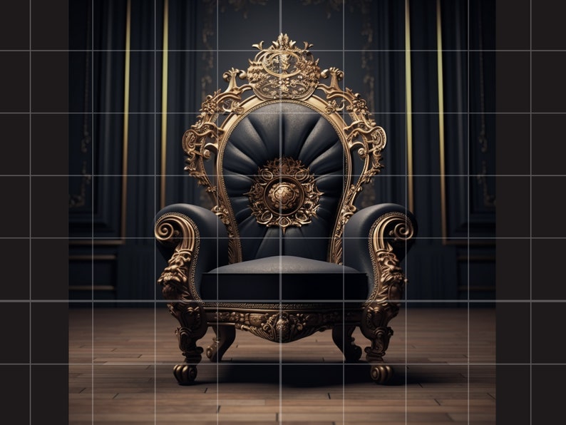 Throne Chair Digital Background Maternity Boudoir Digital Backdrop
