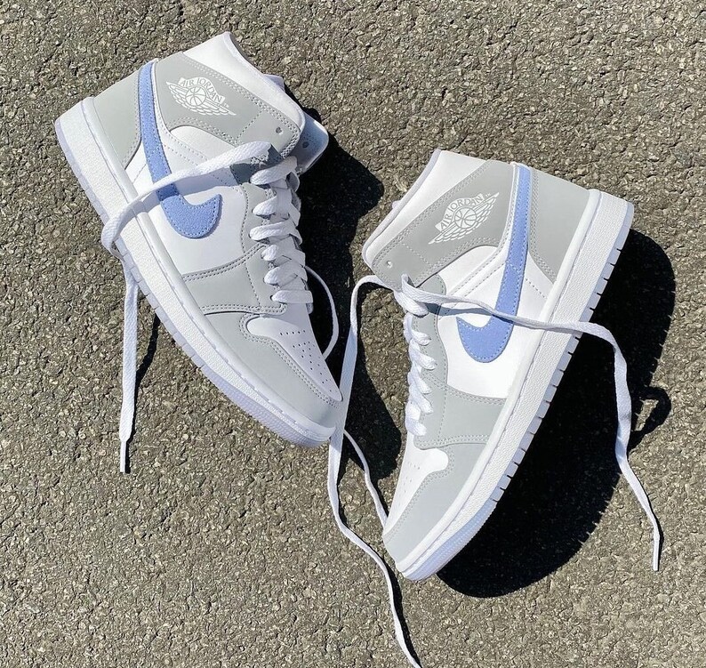 Wolf Grey Mid 2023 2024 Aj1 Etsy