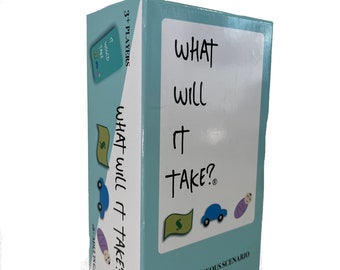 What Will It Take? New game, Adult game, card game, funny game, party game, game, board game, fun game, adult, party, gift ideas, gifts, new