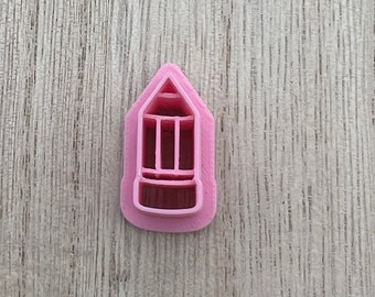 Miniature Pencil Clay Cutter| Polymer Clay Cutter| Clay Cutters| Clay Tools| Teachers| 3D Printed Clay Cutter| Embossed Cutter