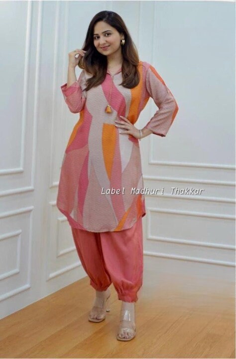 Designer Party Wear Look Top Dhoti Salwar and Dupatta,Pakistani Salwar  kameez, P | Be4meStore