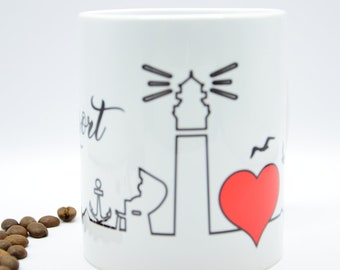 Tasse personalisierbar Motiv Lieblingsort peronalisierbar inkl. koordinaten tasse tasse personalisierbar personalisierbare Tasse