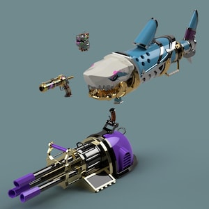 Jinx&#39;s Arsenal - 3D Print Files