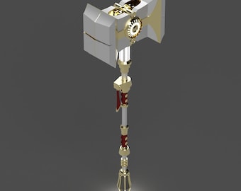Jayce&#39;s Mercury Hammer - 3D Print Files