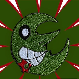 Anime geïnspireerd maan opstrijkbare patch maan patches, maan patches opstrijkbare, geborduurde patch ijzer, patches voor jas, logo terug patch,