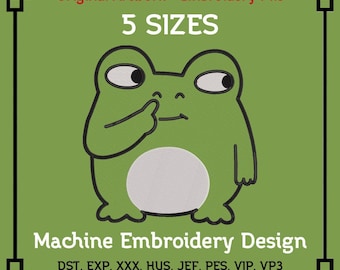 Snot Frog Embroidery File