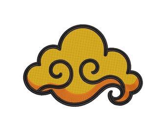 Nimbus Cloud Embroidery Design - Digital Machine Stitch Pattern