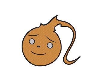 Anime Orange Soul-broderi: Digitala designfiler (5 storlekar ingår)