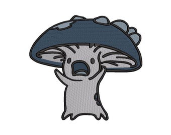 Zombie Mushroom Embroidery Design - Digital Files for Machines