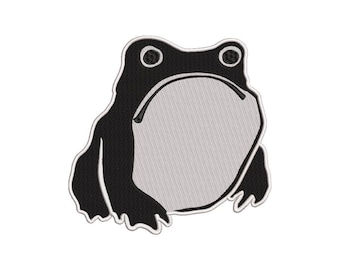 Frog Embroidery Design: Matsumoto Hoji Style - Digital Download