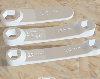 Scratch-free E61 Group Head Wrenches SET X3 – Protect Your Chrome