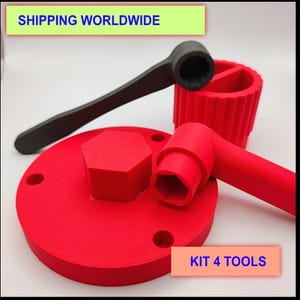 La Pavoni Espresso Maschinen-Werkzeugsatz: Boiler, Kolben, Ventilschlüssel