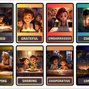 Flash Card Emotions - Prête à imprimer!