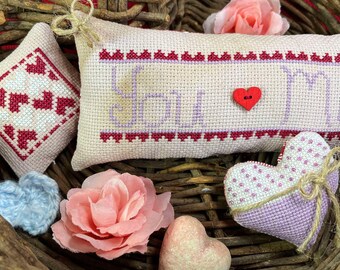 Love Minis Cross Stitch Pattern, Digital PDF Instant Download