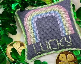 Pastel Patty Cross Stitch Pattern, Digital PDF Instant Download