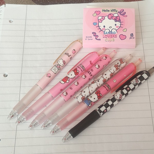 Sanrio Hello Kitty Gel Pen (6pcs)