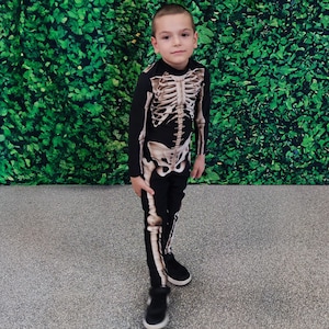 Kids Skeleton costume for Halloween, Halloween costume for children,Halloween costume for kids, Skeleton costume for Halloween,Skeleton suit