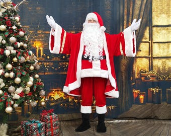 Luxe kerstmankostuum, gewoon een jasje