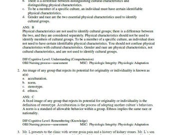 Practice Question and Answers for Seidels Guide to Physical Examination 10th Edition