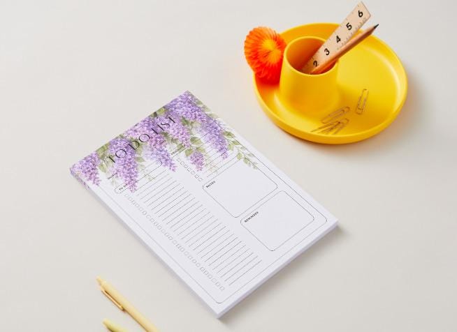 Lilac to Do List Printable – Lilac Day Planner – Purple Flowers to Do ...